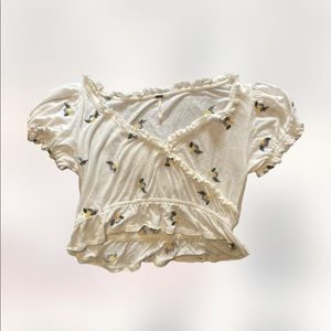 Free People Floral Blouse